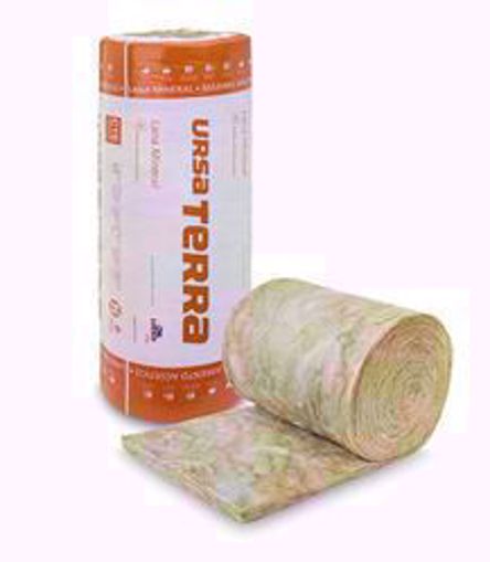 Rolo Lã de vidro não revestido URSA TERRA T18 R 85mm (3un 0.40x8.10)