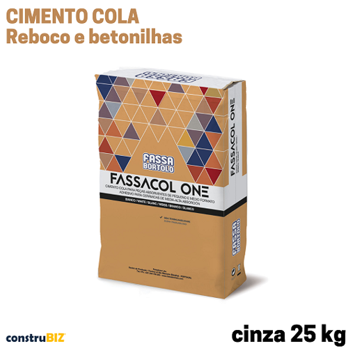 FASSA BORTOLO Fassacol One Cinza SC25kg (60un)*