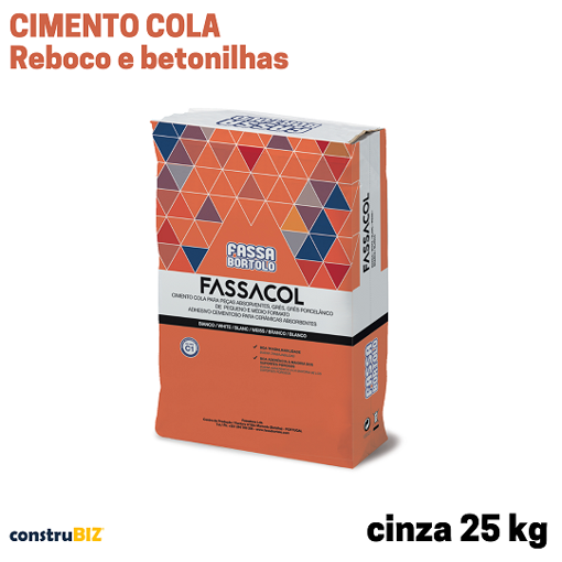 FASSA BORTOLO Fassacol Cinza sc25kg