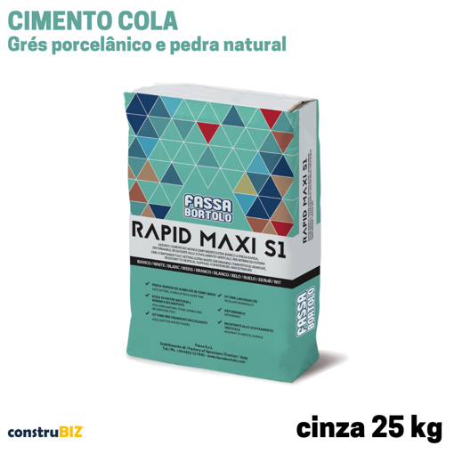 FASSA BORTOLO Rapid Maxi S1 Cimento Cola sc25kg