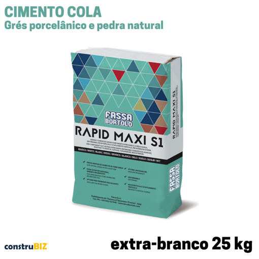 FASSA BORTOLO Rapid Maxi S1 Cimento Cola sc25kg	