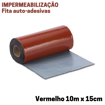 DANOSA FITA AUTO-ADESIVA SELF-DAN Vermelho (10m x 15cm) 